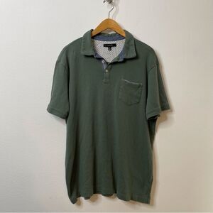 Tahari Mens Polo Style Shirt Teal Sz XL